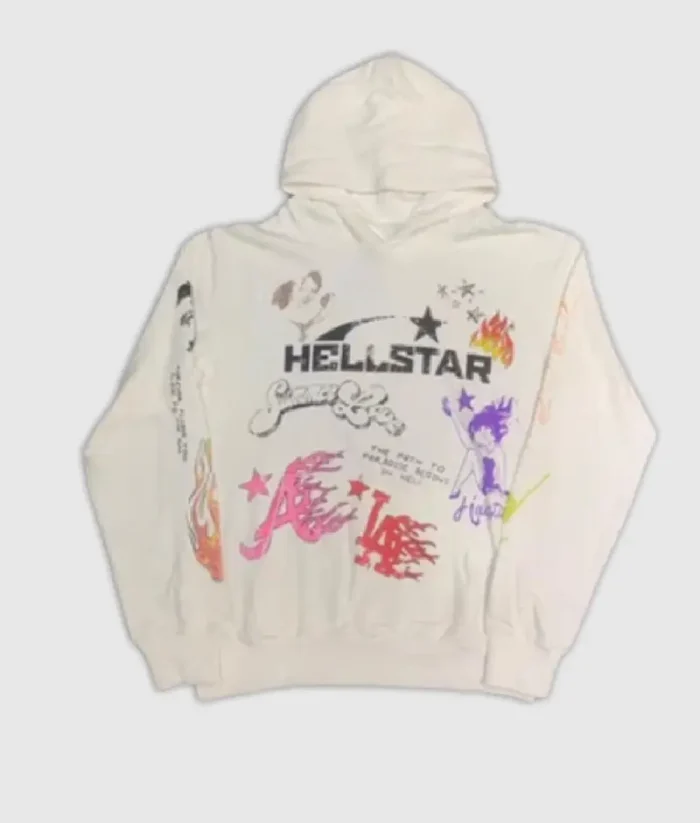 Hellstar Studios Summer Love Hoodie White